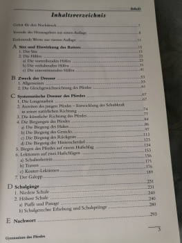 Gymnasium des Pferdes - Gustav Steinbrecht