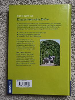 Klassisch barockes Reiten - Grundlagen des Reitens, der Arbeit an der Hand und am langen Zügel - Ruth Giffels - Buch, Gebraucht Sehr Gut