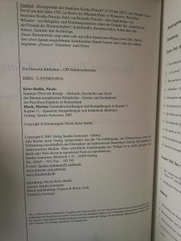 Spaniens Pferd der Könige: Herkunft, Geschichte und Zucht des ältesten europäischen Edelpferdes, Gestüte und Zuchtpferde der Pura Raza Espanola in Deutschland