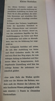 Kleine Reitlehre - Alois Podhajsky