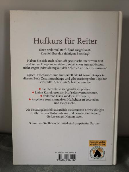 Hufkurs für Reiter - Hufkunde - Hufpflege - Hufschutz - Armin Kasper