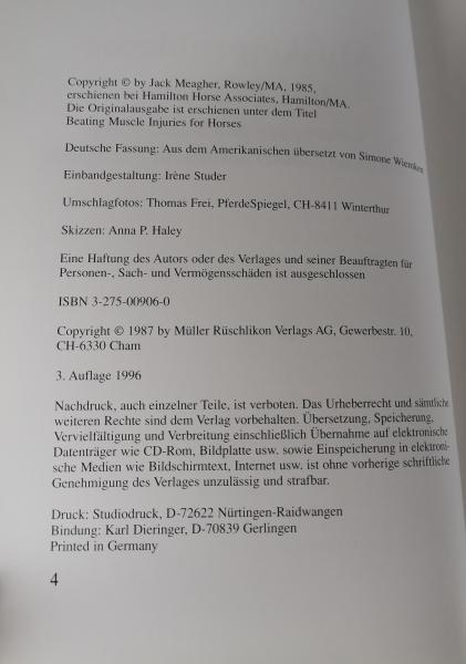 Muskelprobleme bei Pferden - Vorbeugung und Behandlung - Jack Meagher