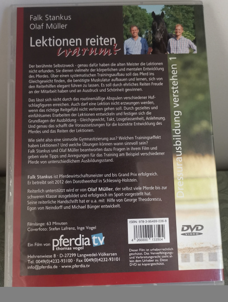 Dressurausbildung verstehen 1 - Lektionen Reiten - Warum? - Olaf Müller, Falk Stankus