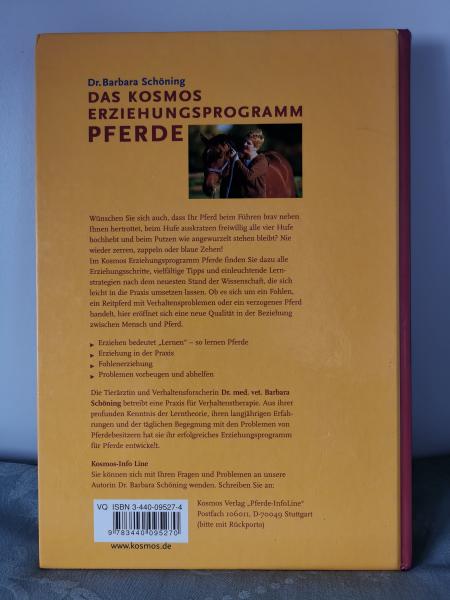 Das Kosmos Erziehungsprogramm - Pferde Dr. Barbara Schöning