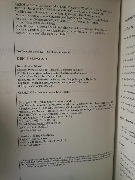Spaniens Pferd der Könige: Herkunft, Geschichte und Zucht des ältesten europäischen Edelpferdes, Gestüte und Zuchtpferde der Pura Raza Espanola in Deutschland